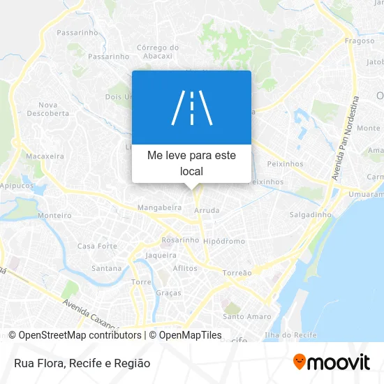 Rua Flora mapa