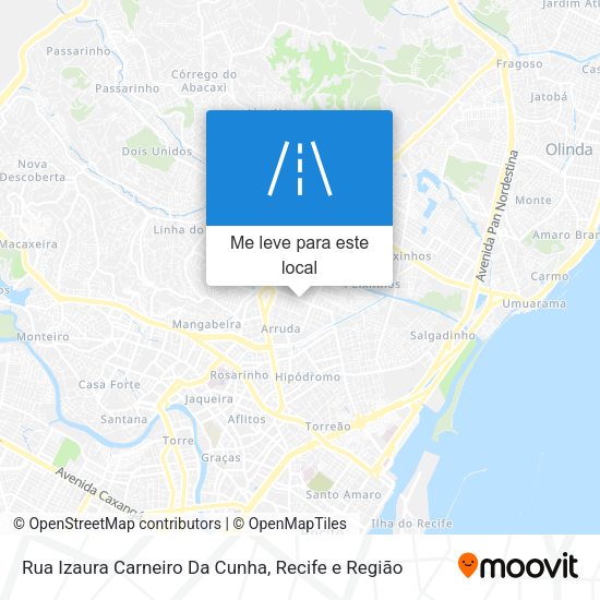 Rua Izaura Carneiro Da Cunha mapa