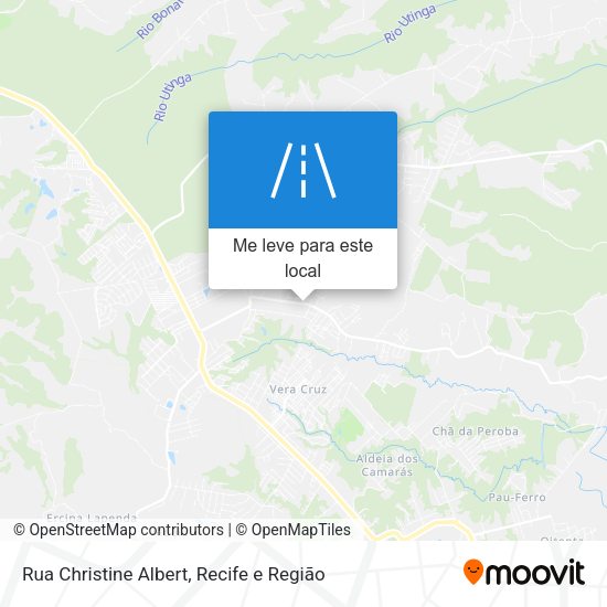 Rua Christine Albert mapa