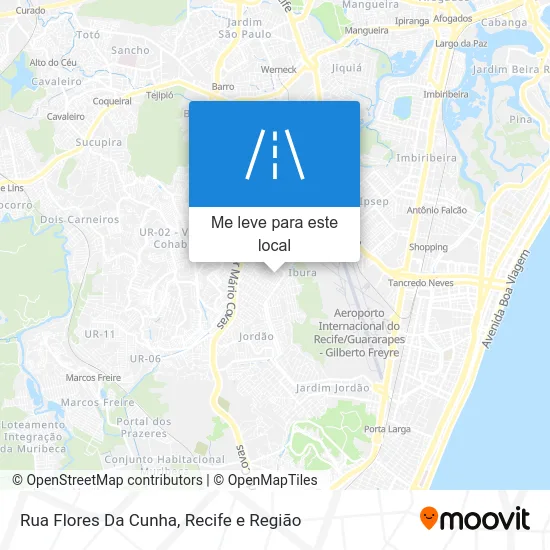 Rua Flores Da Cunha mapa