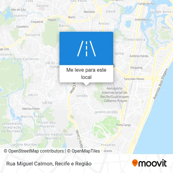 Rua Miguel Calmon mapa