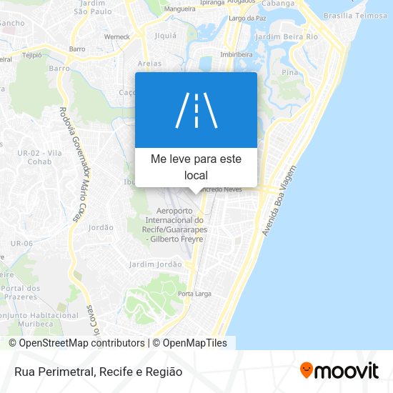 Rua Perimetral mapa