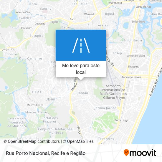 Rua Porto Nacional mapa
