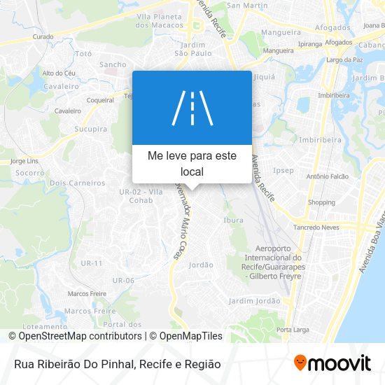 Rua Ribeirão Do Pinhal mapa