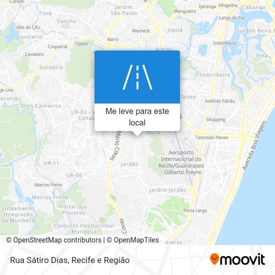 Rua Sátiro Dias mapa