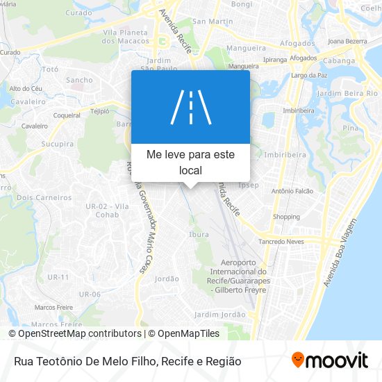 Rua Teotônio De Melo Filho mapa