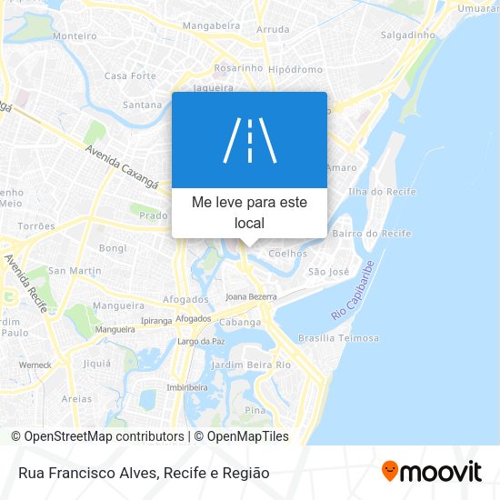 Rua Francisco Alves mapa