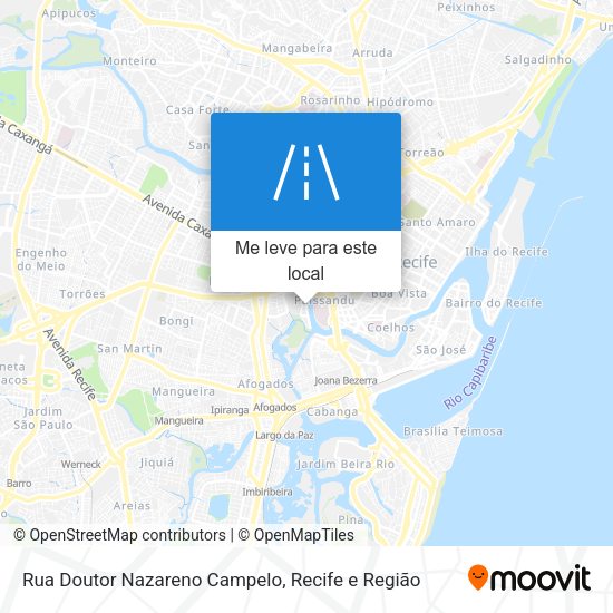 Rua Doutor Nazareno Campelo mapa