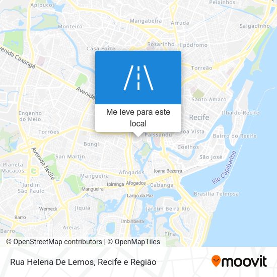 Rua Helena De Lemos mapa