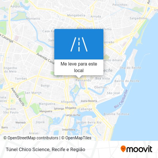 Túnel Chico Science mapa