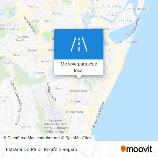Estrada Do Paiol mapa