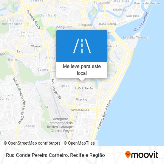 Rua Conde Pereira Carneiro mapa