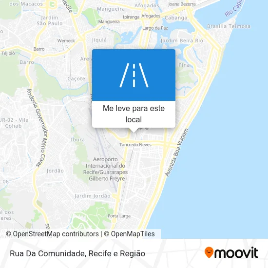 Rua Da Comunidade mapa