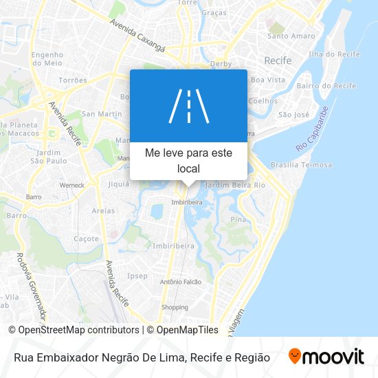 Rua Embaixador Negrão De Lima mapa
