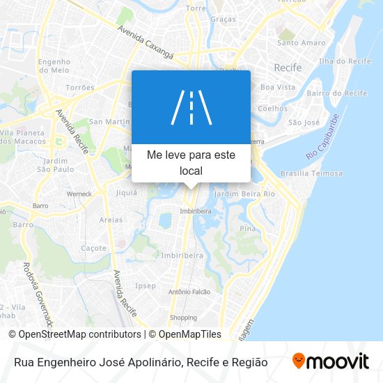 Rua Engenheiro José Apolinário mapa