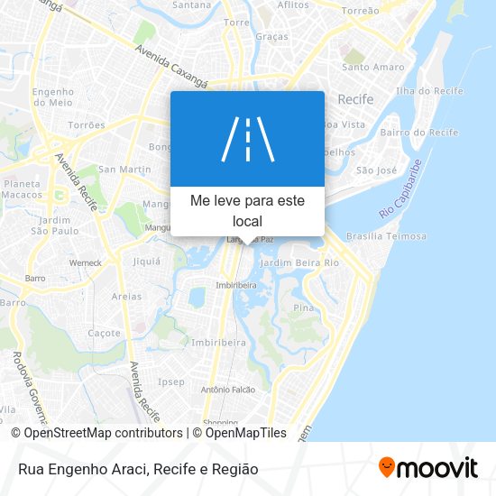Rua Engenho Araci mapa