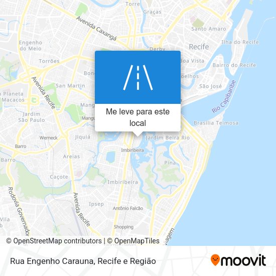 Rua Engenho Carauna mapa