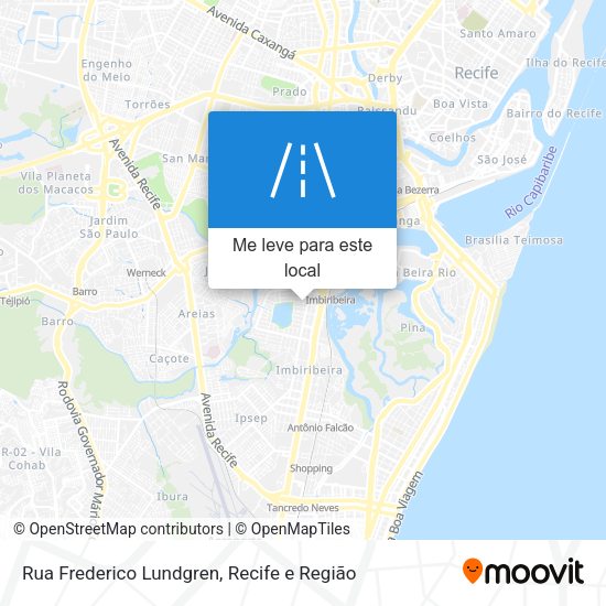 Rua Frederico Lundgren mapa
