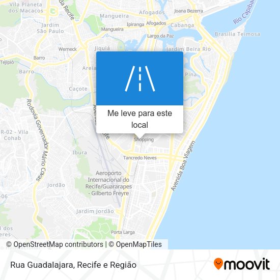 Rua Guadalajara mapa