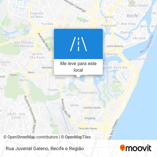 Rua Juvenal Galeno mapa