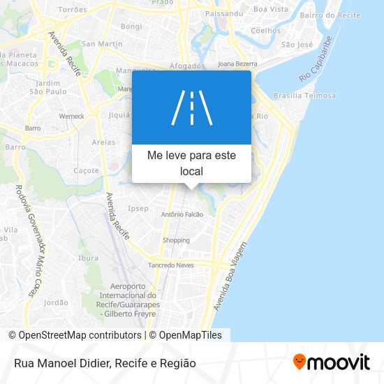 Rua Manoel Didier mapa