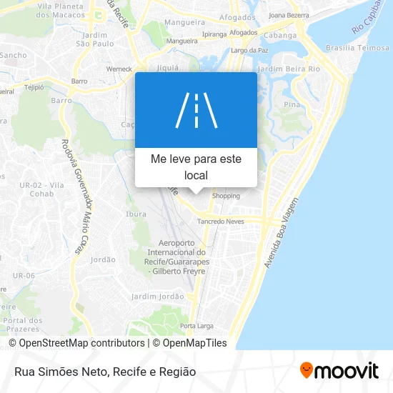Rua Simões Neto mapa