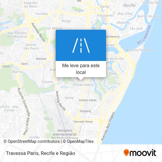 Travessa Paris mapa