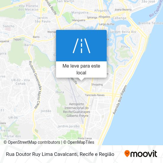 Rua Doutor Ruy Lima Cavalcanti mapa