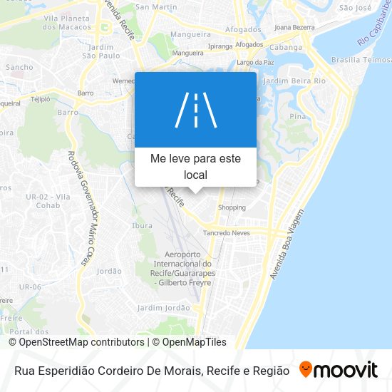 Rua Esperidião Cordeiro De Morais mapa