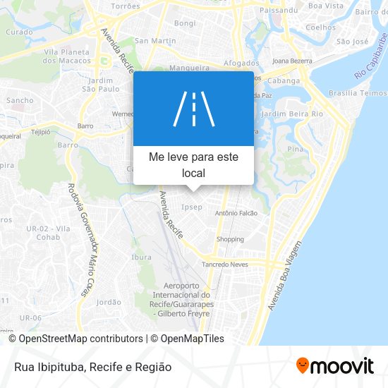 Rua Ibipituba mapa