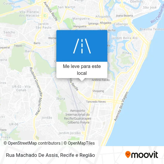 Rua Machado De Assis mapa