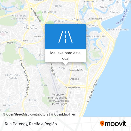 Rua Potengy mapa