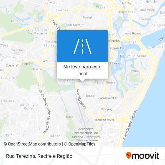 Rua Terezina mapa