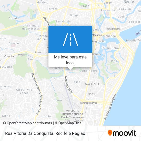 Rua Vitória Da Conquista mapa