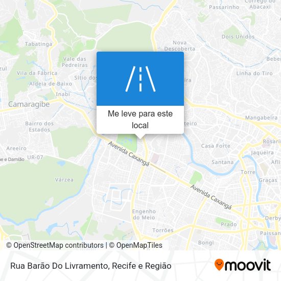 Rua Barão Do Livramento mapa