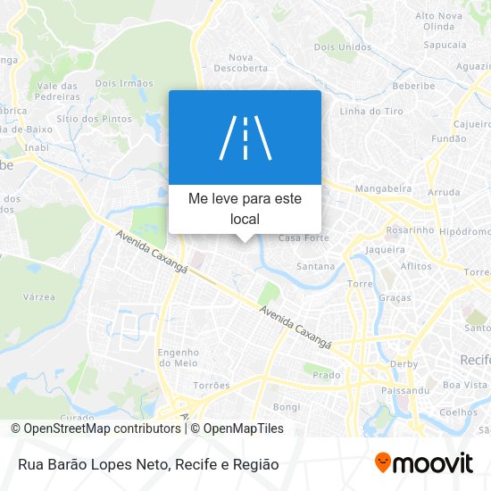Rua Barão Lopes Neto mapa