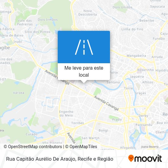 Rua Capitão Aurélio De Araújo mapa
