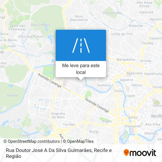 Rua Doutor José A Da Silva Guimarães mapa