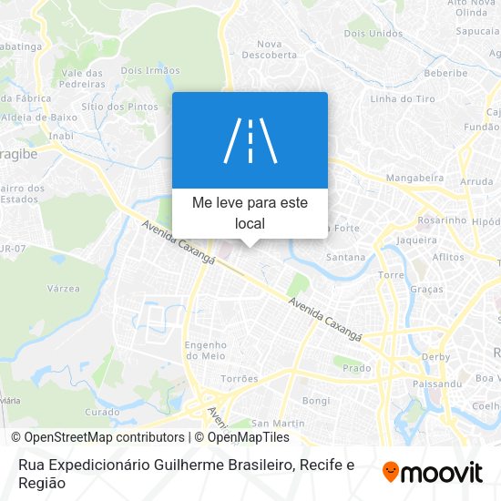 Rua Expedicionário Guilherme Brasileiro mapa