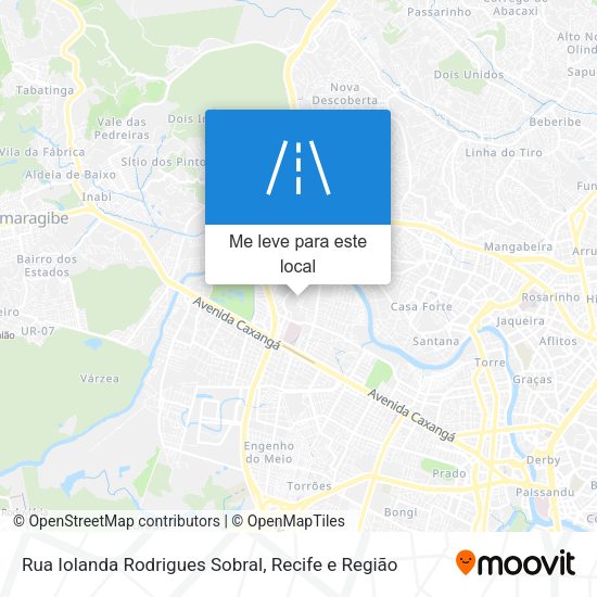 Rua Iolanda Rodrigues Sobral mapa