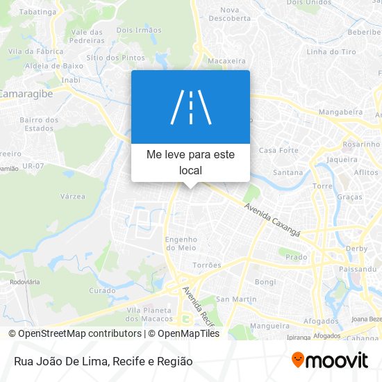 Rua João De Lima mapa