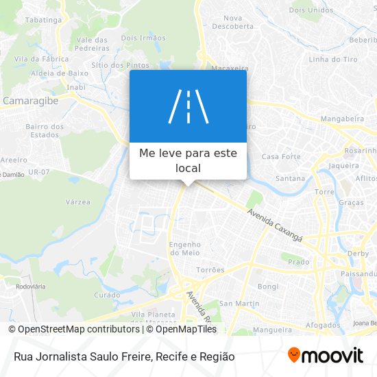 Rua Jornalista Saulo Freire mapa