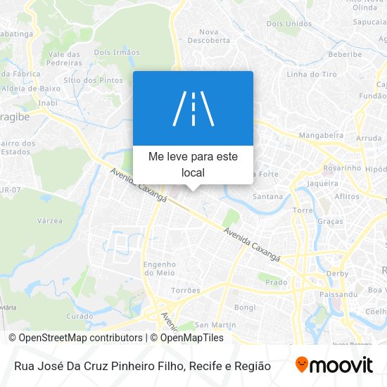 Rua José Da Cruz Pinheiro Filho mapa