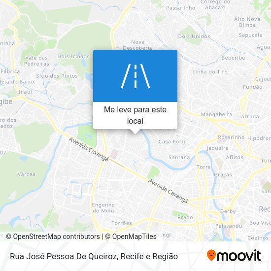 Rua José Pessoa De Queiroz mapa