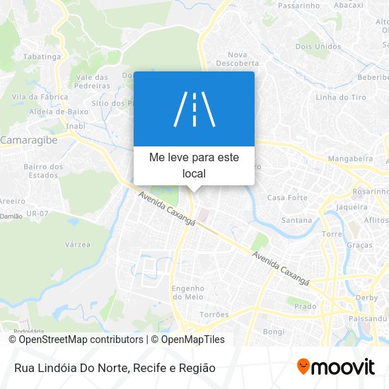 Rua Lindóia Do Norte mapa