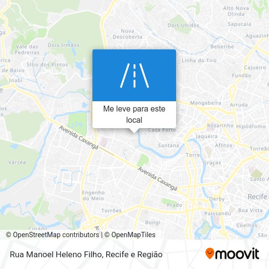 Rua Manoel Heleno Filho mapa