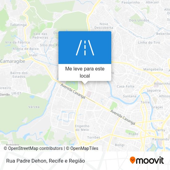 Rua Padre Dehon mapa