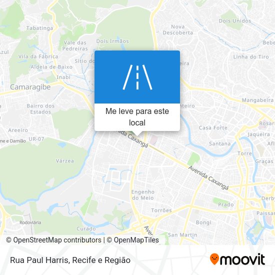 Rua Paul Harris mapa