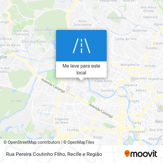 Rua Pereira Coutinho Filho mapa