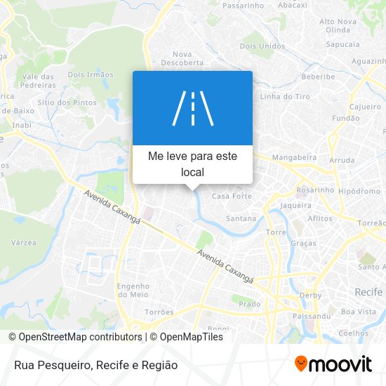 Rua Pesqueiro mapa